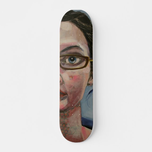 Blue Eyes Skateboard Deck (Front)