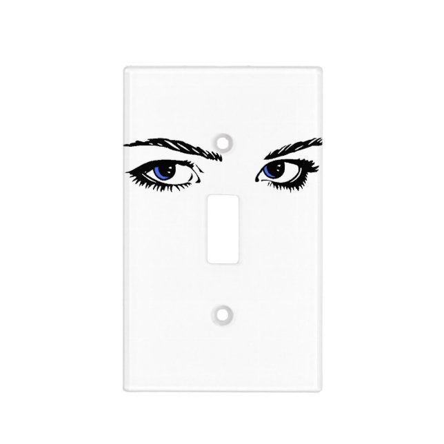 Blue Eyes Switchplate (Front)
