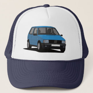 Blue F Uno Mille 80's supermini Trucker Hat