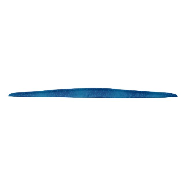 Blue fabric with small dot patterns tied tie headband (Front)