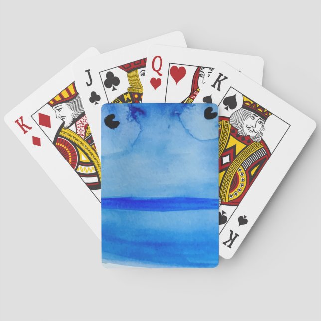 Blue face Playing Cards (Back)