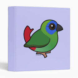 Blue-faced Parrotfinch Avery Signature Binder 8.5x11