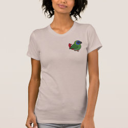 Blue-faced Parrotfinch Women's American Apparel Fine Jersey Short Sleeve T-Shirt