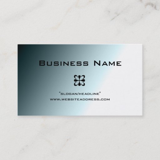 Customizable Blue Fade Design1 Business Cards