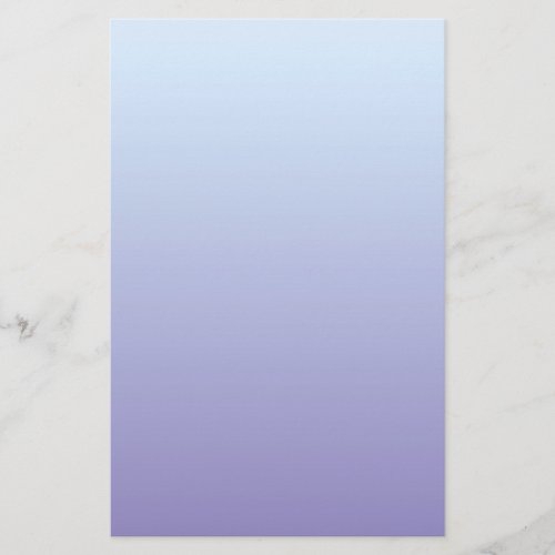 Blue Fade to Purple Stationery Paper