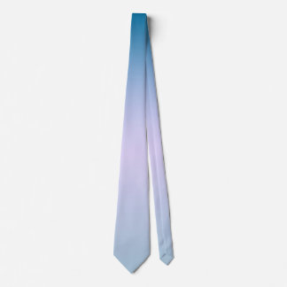 Blue fade violet Gradient purple summer romantic. Neck Tie