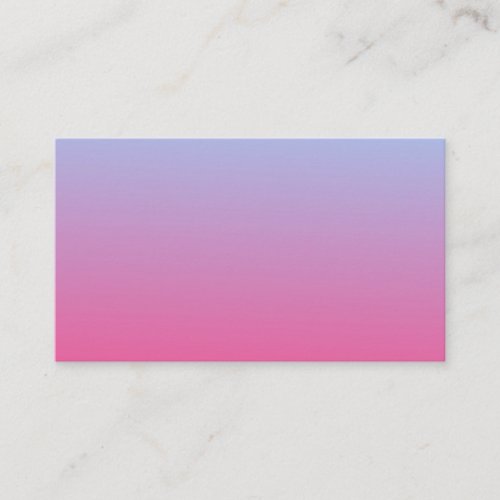 Blue Fades to Pink Business Card