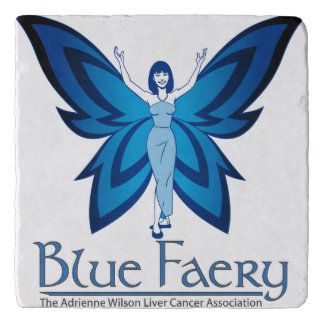 Blue Faery stone trivet (marble or travertine)