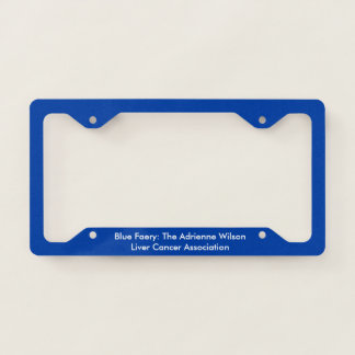 Blue Faery's Very Blue license plate frame
