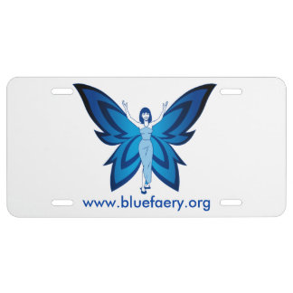 Blue Faery's Very Fairy license plate frame