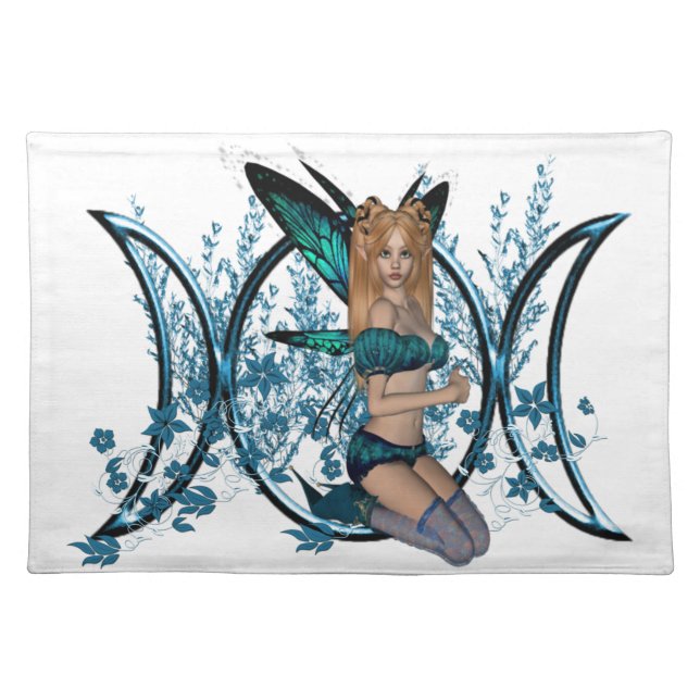Blue Fairy Cloth Placemat (Front)