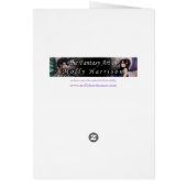 Blue Fairy Fantasy Art Card by Molly Harrison (Back)