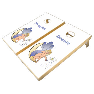 Blue Fairy Little Girls Event Cornhole Set