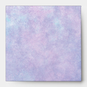 Blue Fairy on Purple Watercolor Wedding Envelope