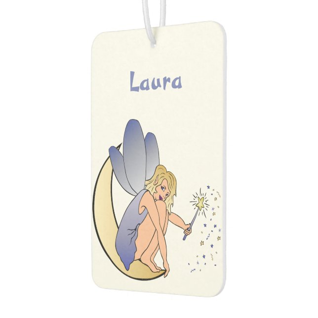 Blue Fairy Personalized Car Air Freshner Car Air Freshener (Left)