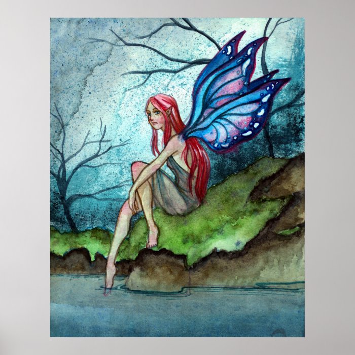 Blue Fairy Print