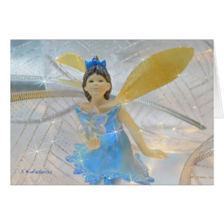 Blue fairy stars II Cards