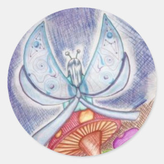 "Blue Fairy" Sticker/Envelope Seal