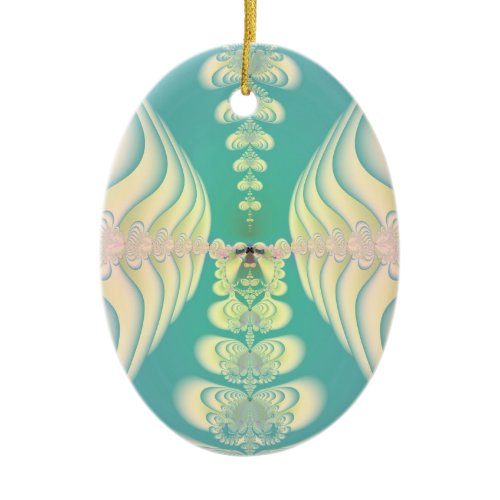Blue Fairytale Ceramic Ornament
