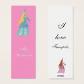 Blue Fairytale Princess (Mini) Bookmark (Front & Back)