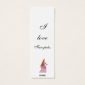 Blue Fairytale Princess (Mini) Bookmark (Back)
