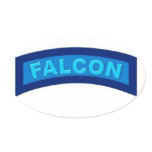 Blue Falcon Stickers