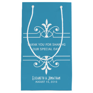 Blue Fancy Ornamental Gift Bag