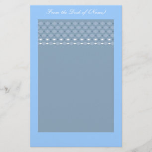 Blue Fancy Stationery