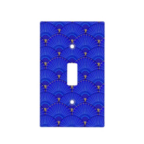 blue fans light switch cover