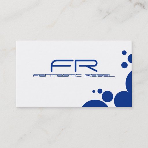 Customizable Blue Fantastic Rebel Business Cards