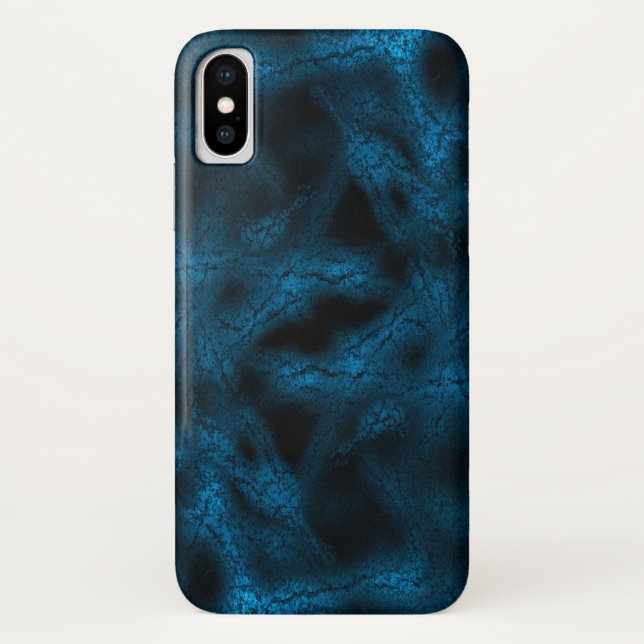 Blue fantasy pattern Case-Mate iPhone case (Back)