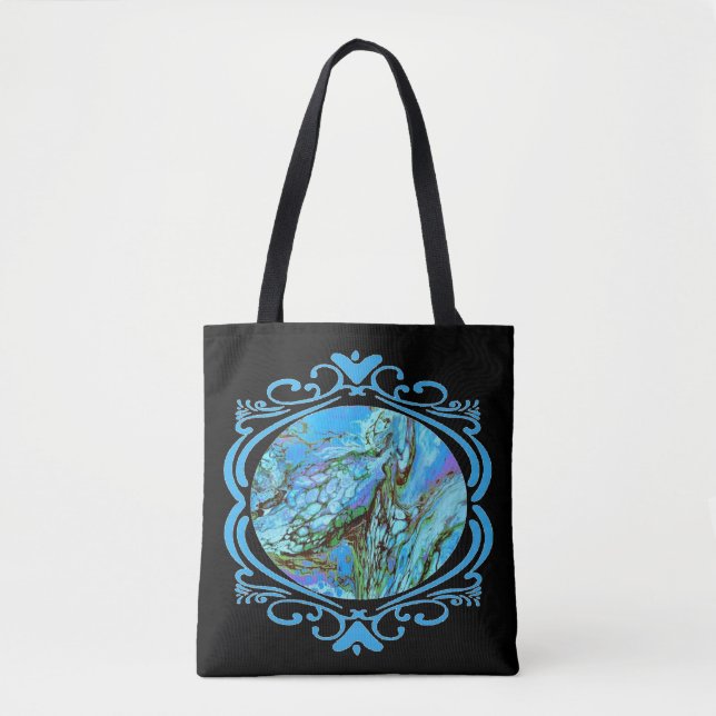 Blue Fantasy Tote Two Bag (Front)