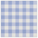 Blue Farmhouse Gingham Plaid Checkered Pattern Fabric