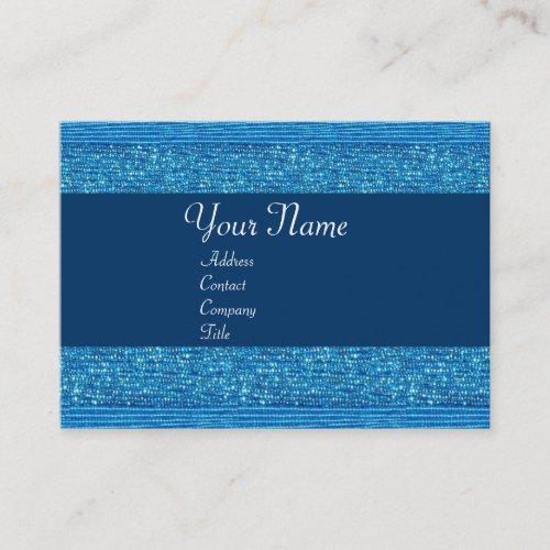 BLUE  FASHION BEADS BUSINESS CARD