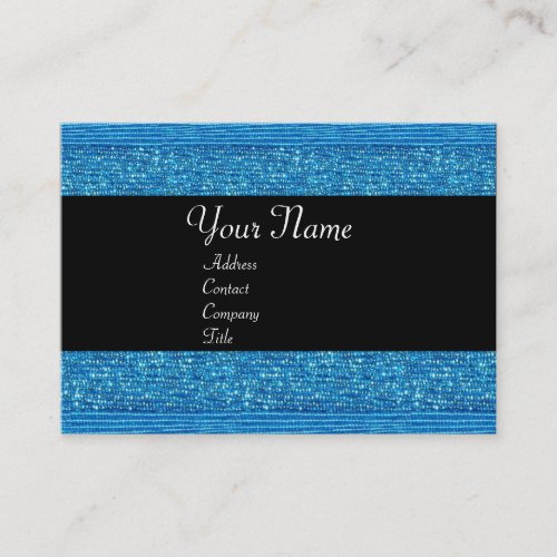 BLUE  FASHION BEADS BUSINESS CARD