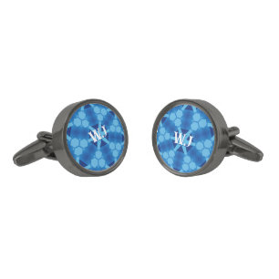 Blue Fashion Wedding Cufflinks