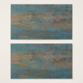 Blue Faux Beach Wood Texture (Front & Back)
