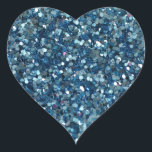 BLUE (faux) GLITTER HEART STICKERS<br><div class="desc">BLUE (faux) GLITTER HEART STICKERS - for HOLIDAYS or Any Day!

Customize as you like!

LOWEST PRICES ON ZAZZLE!

Questions? Regella@Rocketmail.com</div>