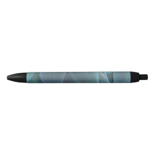 Blue Feather Pen