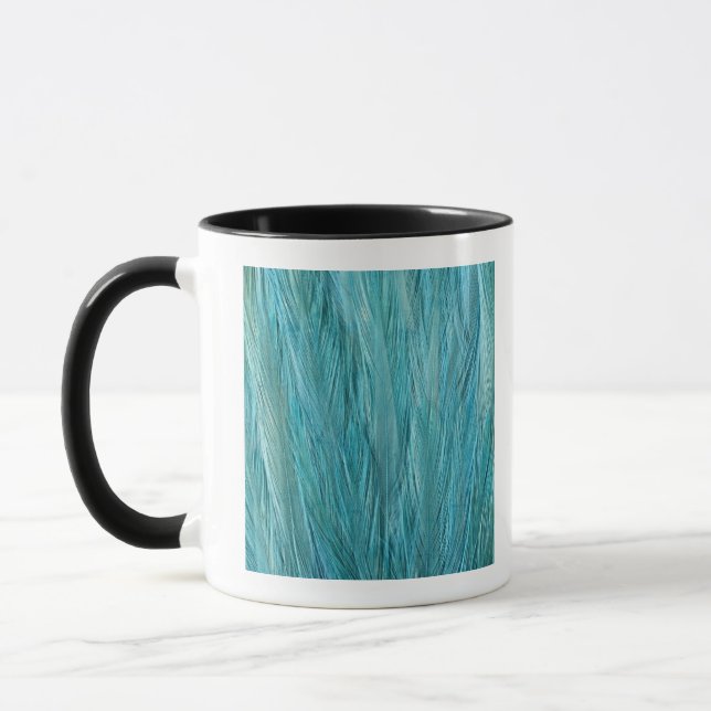 Blue Feathers Mug (Left)