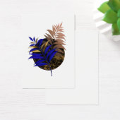 Blue fern on black circle (Desk)