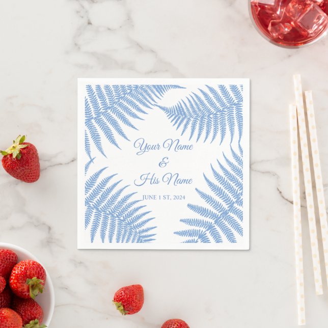 Blue Ferns Thunder_Cove  Napkins (Insitu)