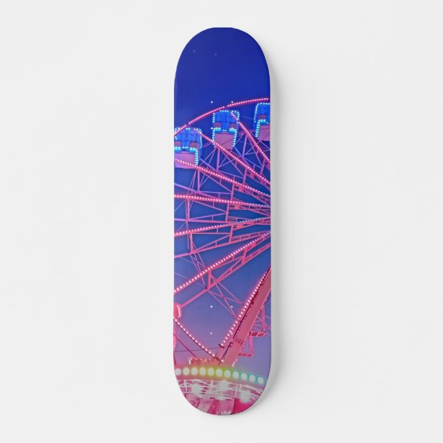 Blue ferris wheel skateboard (Front)