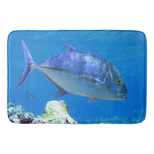 Blue Fin Tuna Fish Bath Mat (Front)