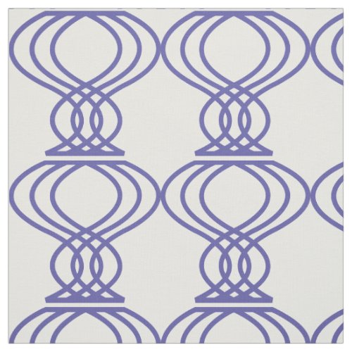 Blue Finial Pattern Fabric