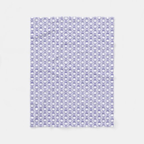 Blue Finial Pattern Fleece Blanket