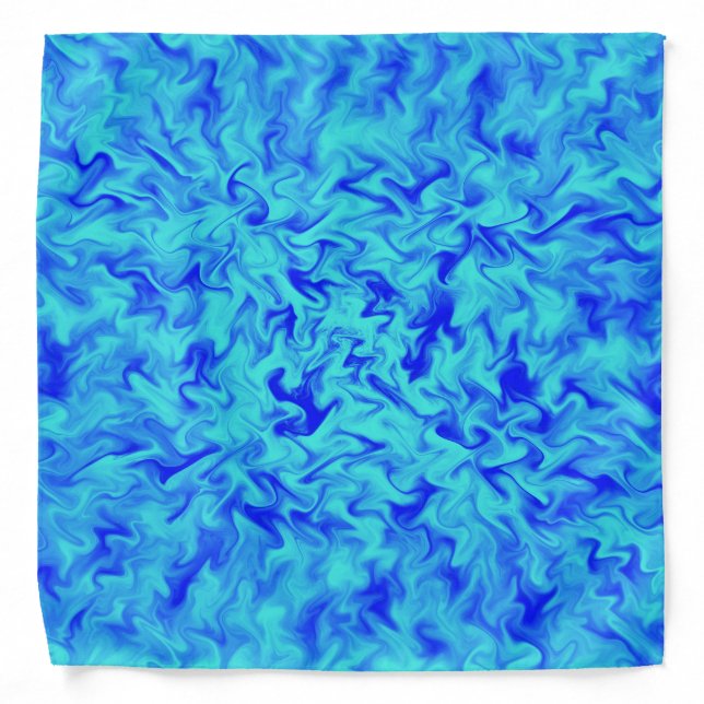 Blue Fire Bandana (Front)