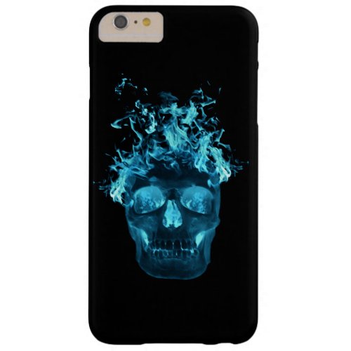Blue Fire Skull iPhone 6 Case