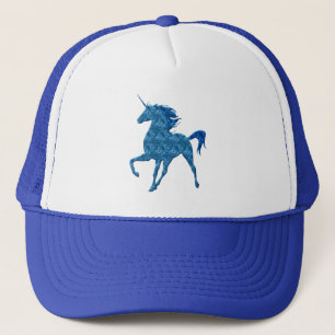 Blue Fire Unicorn Hat