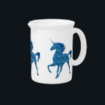 Blue Fire Unicorn Pitcher<br><div class="desc">Complement your dining room or kitchen and freshen up your table's look with this decorative and functional pitcher. An elegant way to serve water, milk, juice or iced tea at any meal or use it to hold utensils, brushes, or a bouquet on the table. Ideal for both indoor and outdoor...</div>